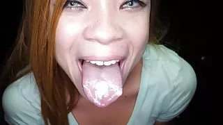 Pretty Feet mixed cocksucker in gloryhole