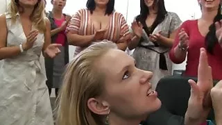 WOW my girlfriend sucking strippers cock