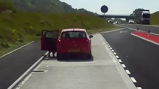 Welsh Girl just has to piss