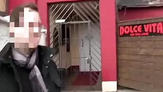 Busty Sexy Blonde Wife Made Lucky Tourist Cum in Dolce Vita