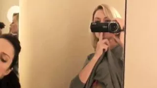 Lesbian Strapon Sex in Fitting Room