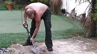 Guy pleases plump blonde neighbor