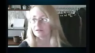 Russian Woman teasing and flashing tits on skype