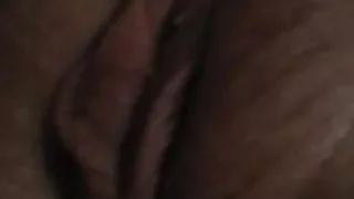 She's pretending to lick her own pussy