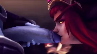 Wow futanari fucking and blowing dick