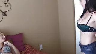 She just walks right up and starts play with my feet