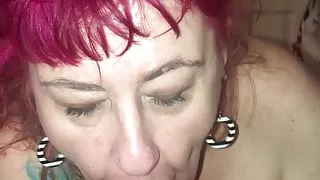 BBW Wagtail007 blows the fisherman away! Blowjob