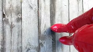 Lady L red sexy boots.