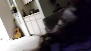 home with Latina wife