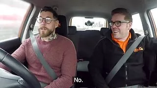 Fake Driving School 2 students have hot backseat sex