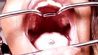 Inside the Mouth of a Hot Ebony Chick (Fetish)