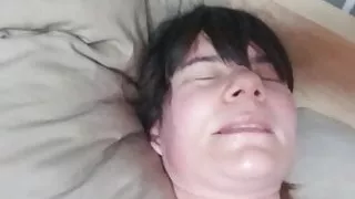 Wife sex from behind using ohmibod and hitachi pt2