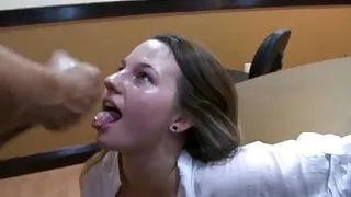 Thick booty amateur gets her cunt drilled by a stripper