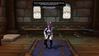 Synsaria Nightelf Slut & Faptoy Dancer