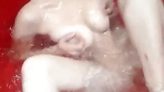 Big tit slut in jacuzzi