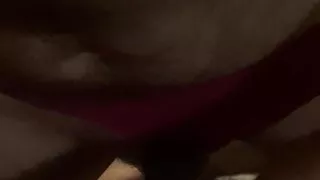 Fuck wife in red panties