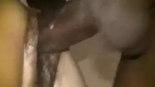 Hairy asian pussy strecthed to the max