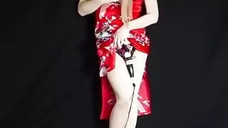 kigurumi cheongsam vibrating