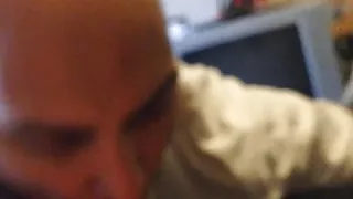 I finally talked my straight friend to try giving me a bj.