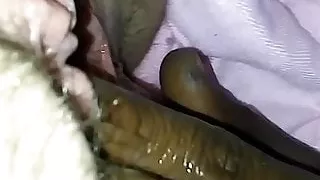 Girlfriend Renee films her own stretching fisting session