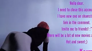 Beauty Trans Dance mit Schwanzstecker