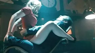 Rocking Chair cum on Girl