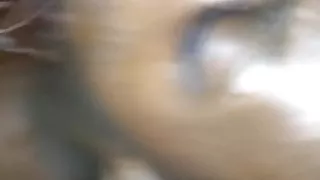 Sloppy and Messy Hoodrat Choking and Gagging on Cock