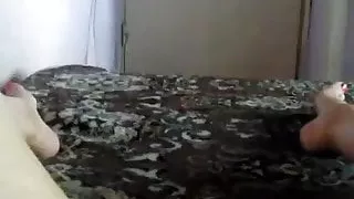 My young girlfriend Valentina ( 23 yo) , masturbates for me.