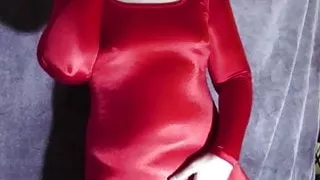 Mature PAWG Hot Wife in Shiny Spandex Catsuit Bodysuit spandex