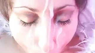 lying on her back facial 5