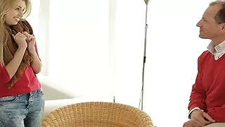 OLD4K. Beautiful Ellen Jess has wonderful sex with older