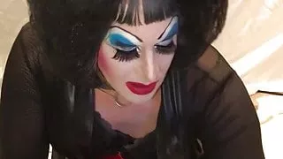Well used, horny, Drag Queen Slut begs for me