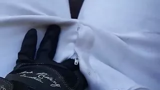 Rubbing myself in dirty equestrian gear