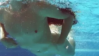 Kittina Clairette hot Hungarian teen underwater