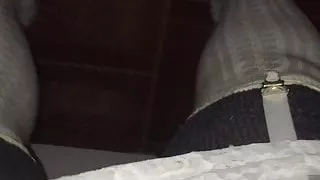 Sissy, ribbed tights and stockings