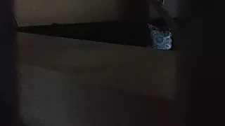 Sissy takes a quick random creampie