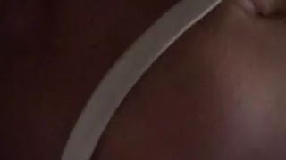 My wife getting off from her earlier meetings