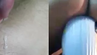 Antonella enourmus dildo in ass friend cum