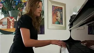 Naughty America Brunette Samantha Ryan fucking in the bench