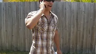 Naughty America Stephani Moretti fucking in the floor with h