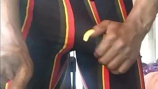 Riesiger schwarzer Schwanz necken webcam