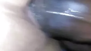 My gfs white slutty cunt getting blacked by a thick BBC