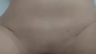 Girlfriend cum in bondage