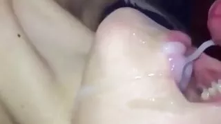 Lutschen und Trinken, intensiv und sinnlich reife Kompilation