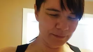 cumming while wife masturbates with egg watching porn