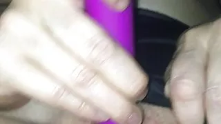 Mature ginger pussy gets off with vibrator