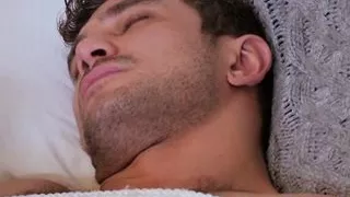 Hunky businessmen fucking after meeting