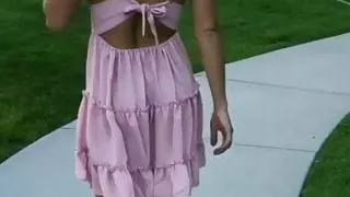 Hot blonde, hot legs and such a tease