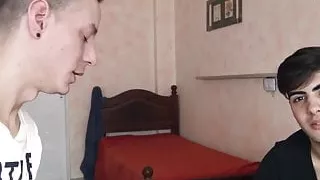 Cute straight Latino takes huge raw dick for money