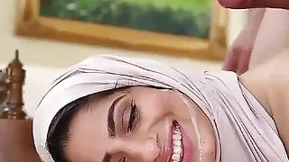 cumshot hijab